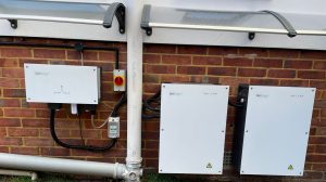 PureDrive solar battery system installed in a UK home