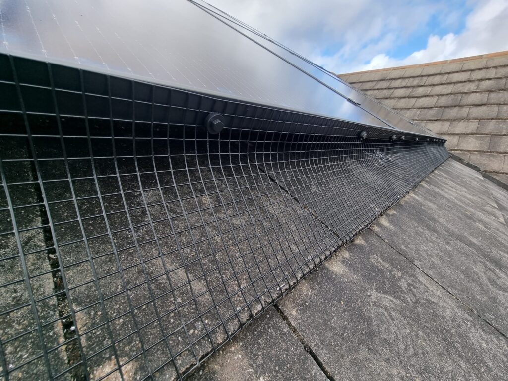 Solar Panel Bird Protection