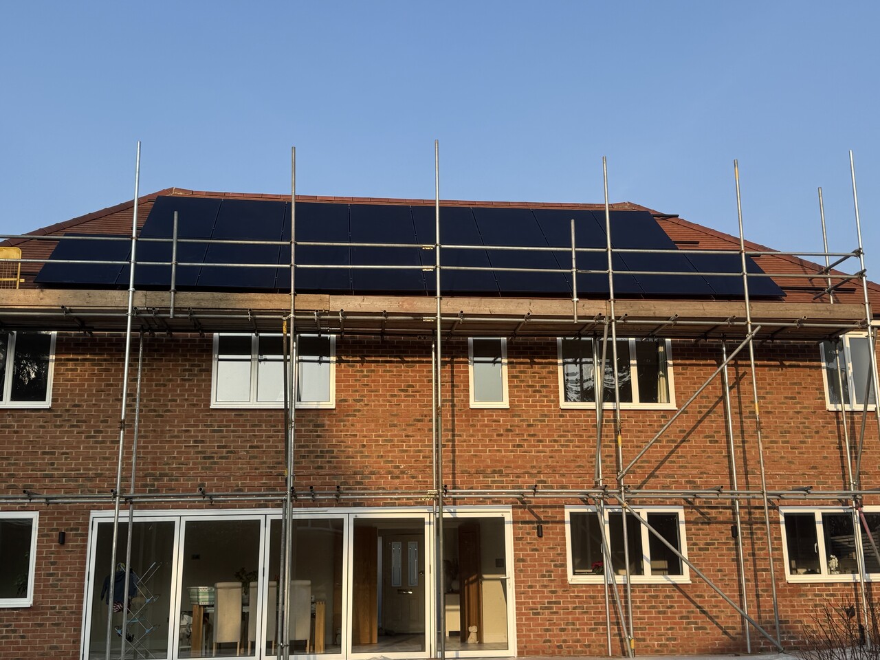 solar panels on home
