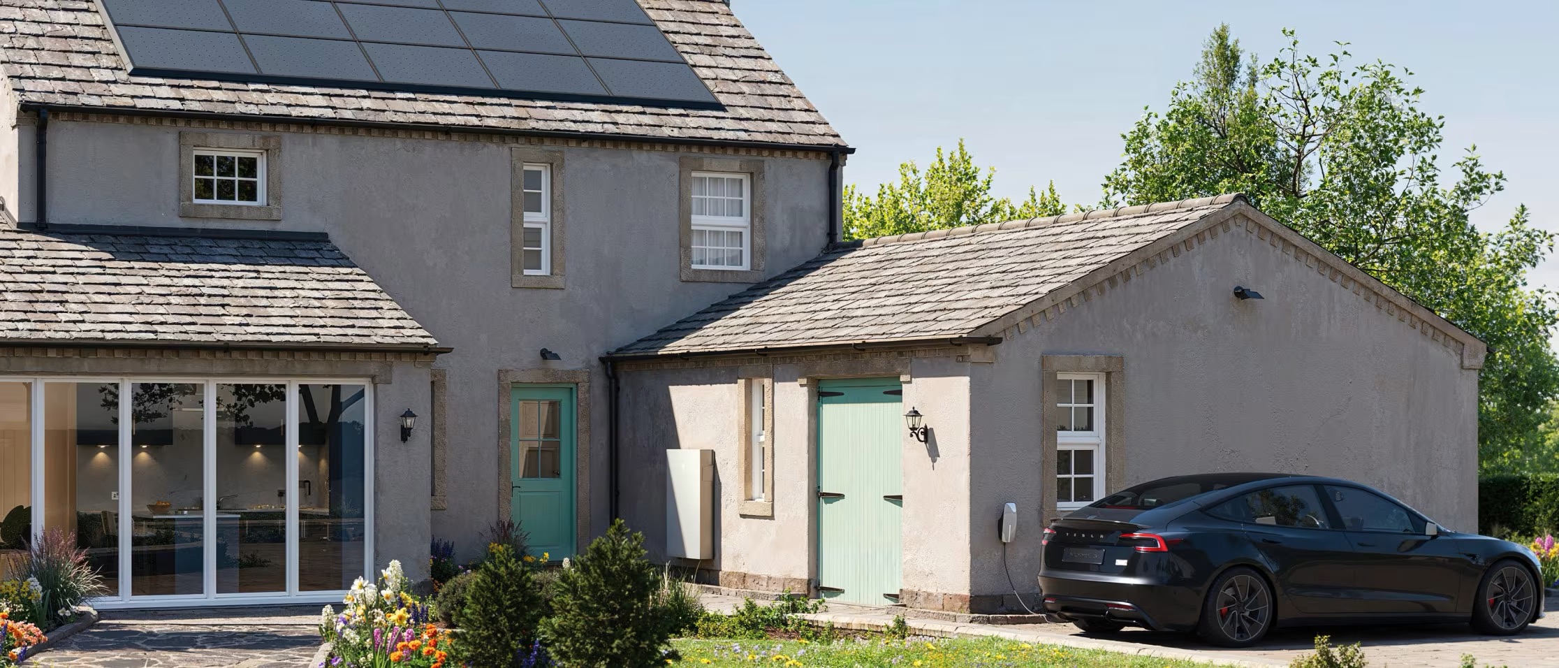 How Is Solar Energy Distributed Around a Home?