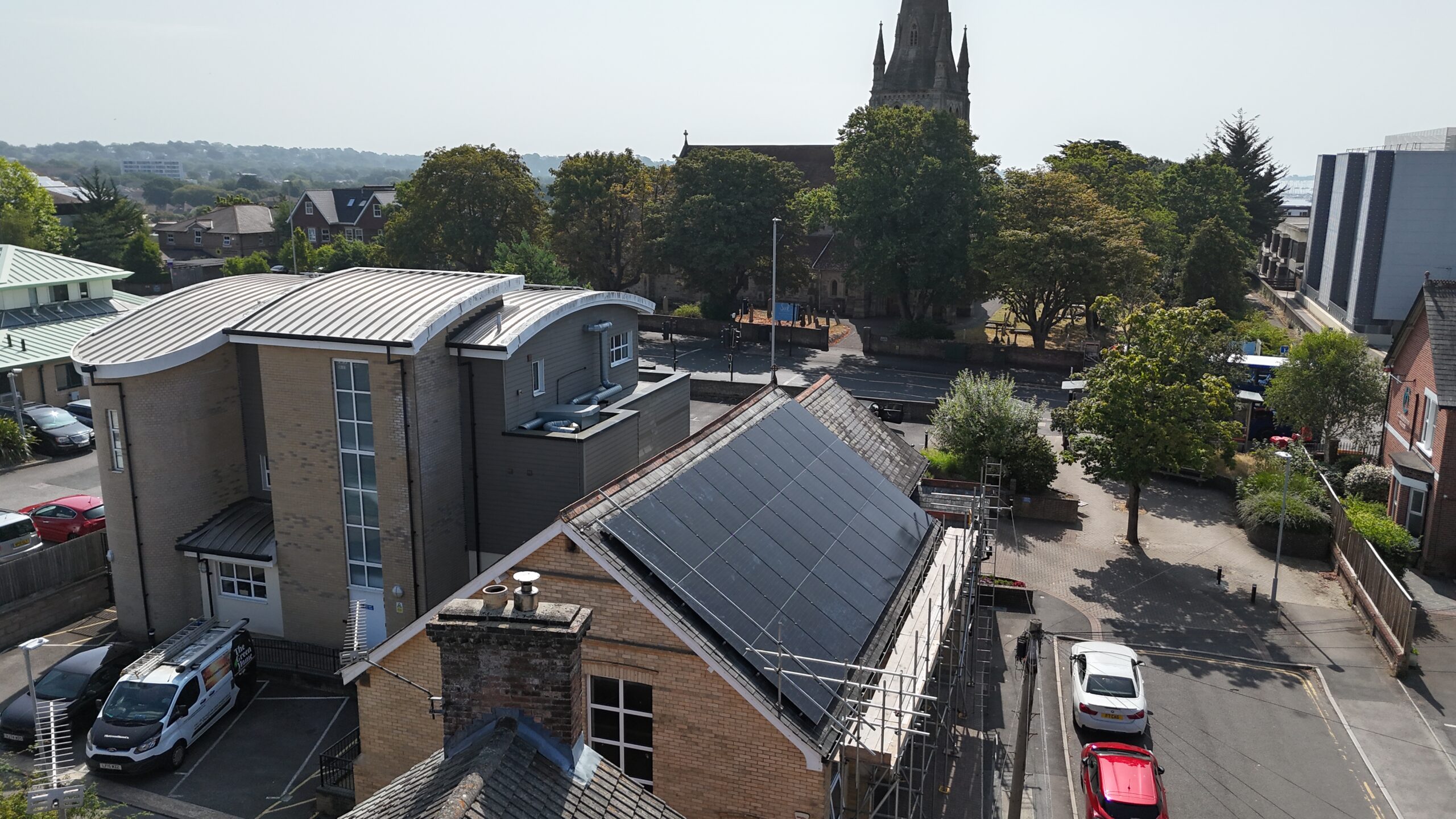 st marys church solar panels